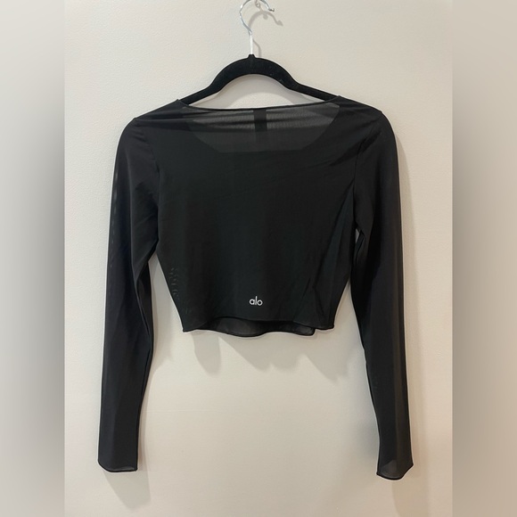 NWOT Alo  Gather Long Sleeve Sheer - Picture 4 of 7